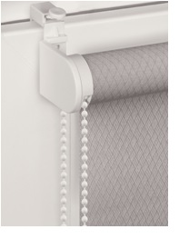 Штора рулонная Ribbed серый 80х160см6530253- купить в АПлайн