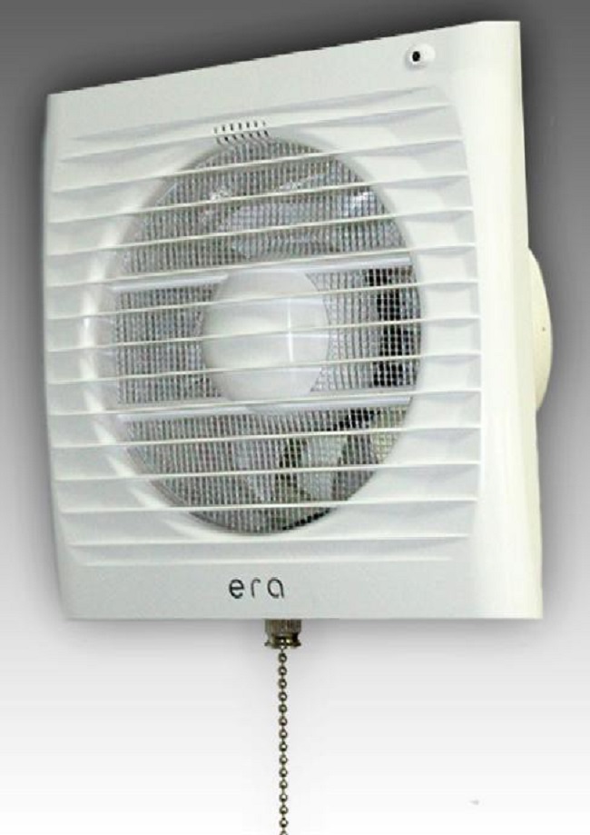 Вентилятор ERA 4C-02 D100 с обратным клапаном и тяговым выключателем ERA522212- купить в АПлайн