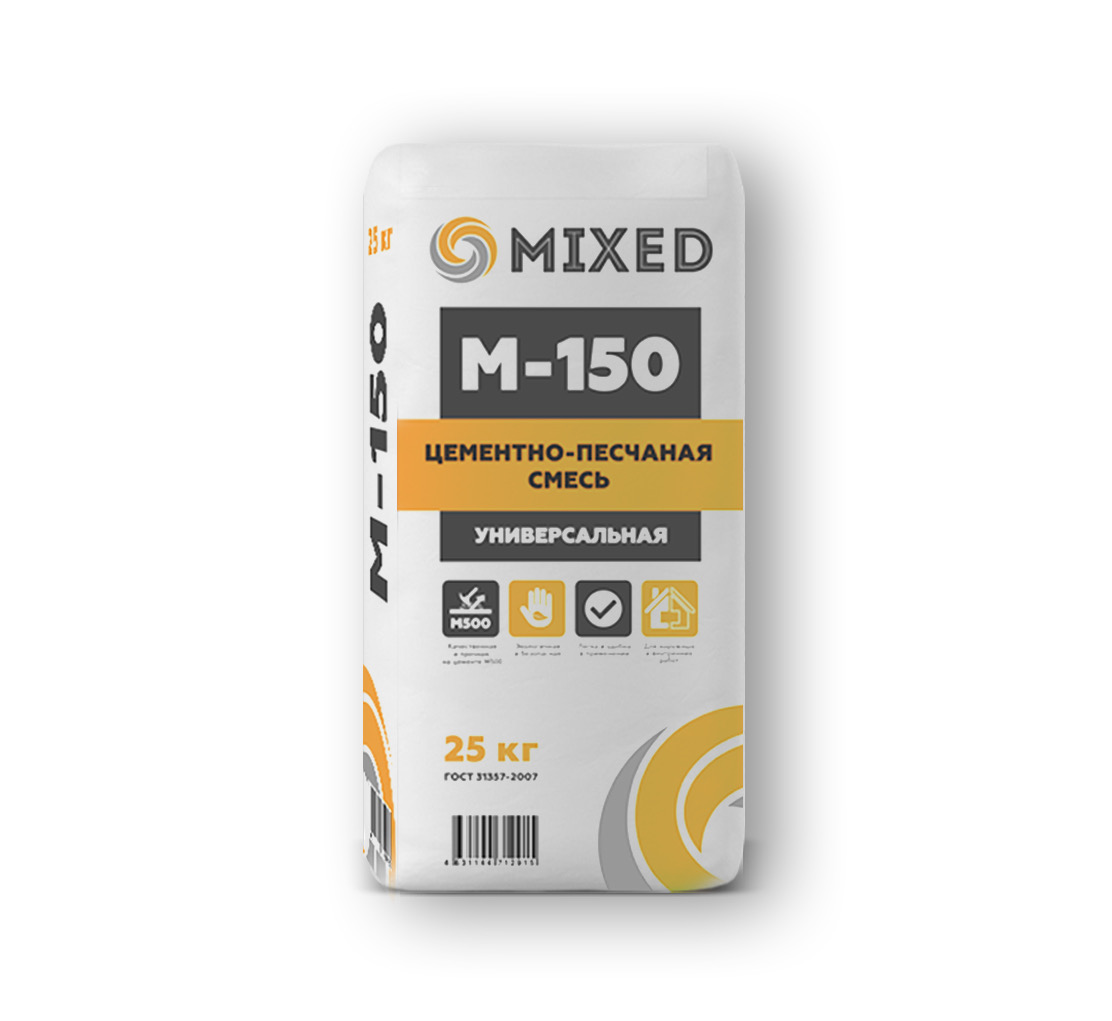 Смесь сухая универсальная "Mixed" М-150 25кг - купить в АПлайн