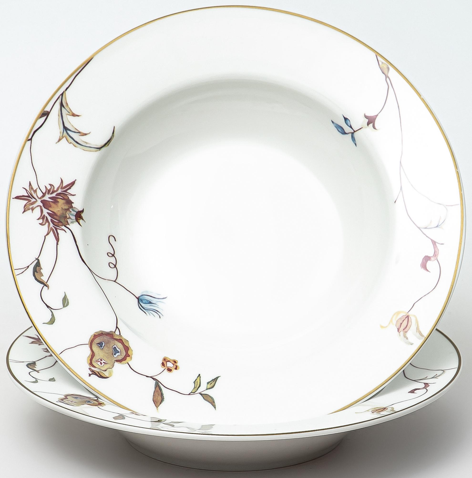 Набор керам. глуб.тарелок латона персия, new bone china 2 шт 210мм упаковка 104-03121104-03121- купить в АПлайн