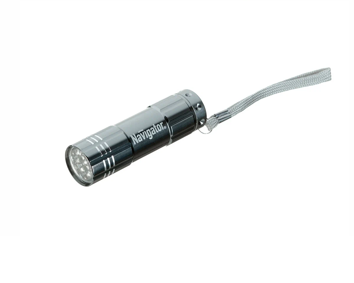 Фонарь ручной Navigator 60lm светодиодный (питание 3хLR03) серебристый NPT-CM07NPT-CM07- купить в АПлайн