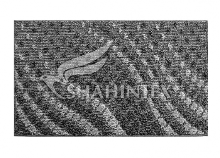 Коврик для ванной комнаты SHAHINTEX LOOP ITALIANO 50х80 «Волна» серый 50321210- купить в АПлайн