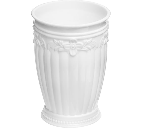 Стакан для зубных щеток Elegance настольный, белыйFS-44W- купить в АПлайн