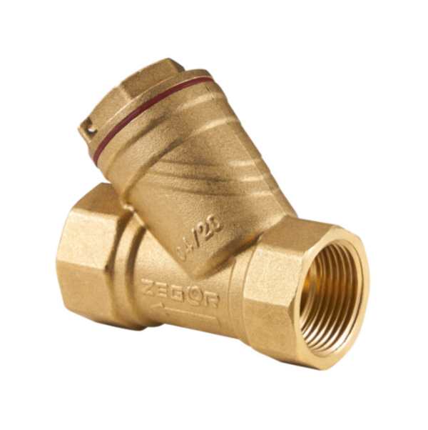 Фильтр  косой Zegor 3/4" грубой отчистки латунный G2G2- купить в АПлайн
