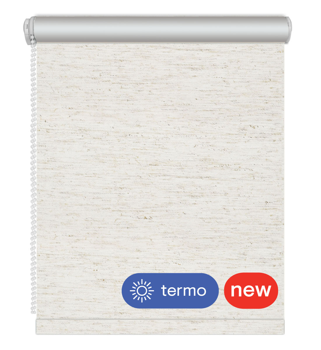 Штора рулонная универсальная с/з 100% Блэкаут Line Termo Бежевый 57х170см 7500775007- купить в АПлайн