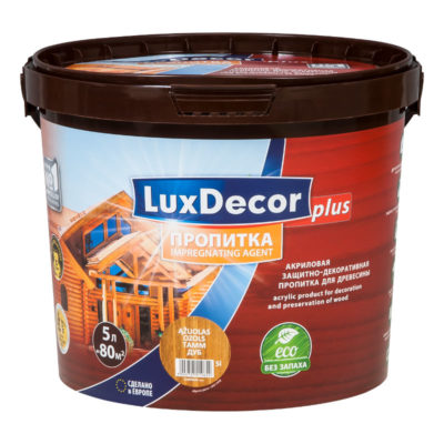Пропитка для дерева LuxDecor plus акриловая пиния 1л*** 014806- купить в АПлайн