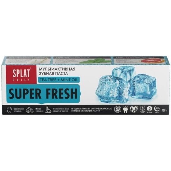 Паста зубная SPLAT Daily Super Fresh 100млсп.13347- купить в АПлайн